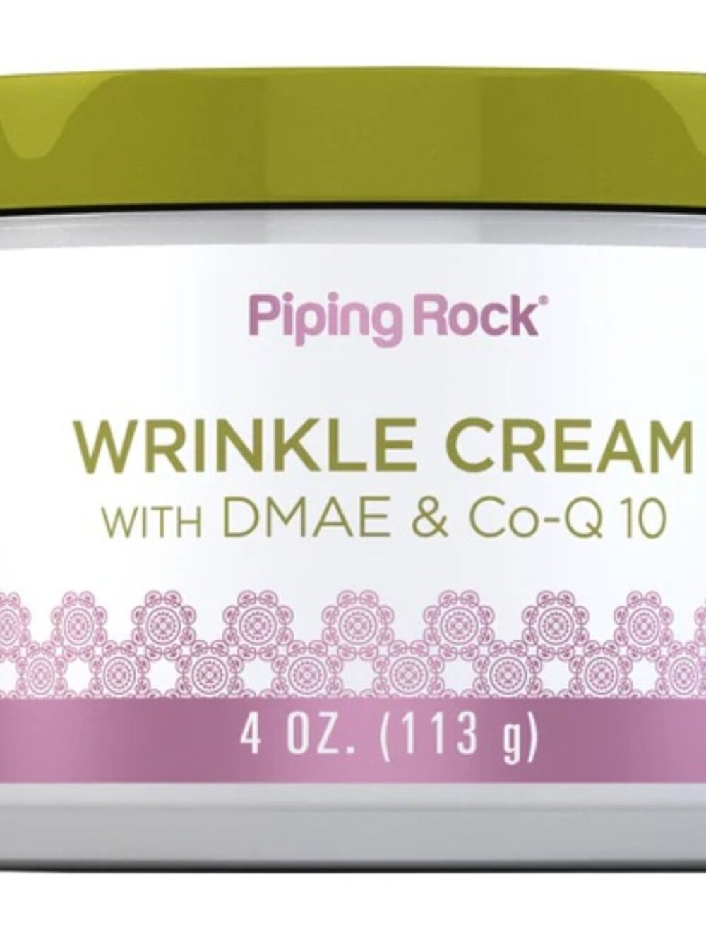 Wrinkle Cream with DMAE & Co-Q 10, Face/Skin Moisturizer, Antioxidant, 4 fl oz
